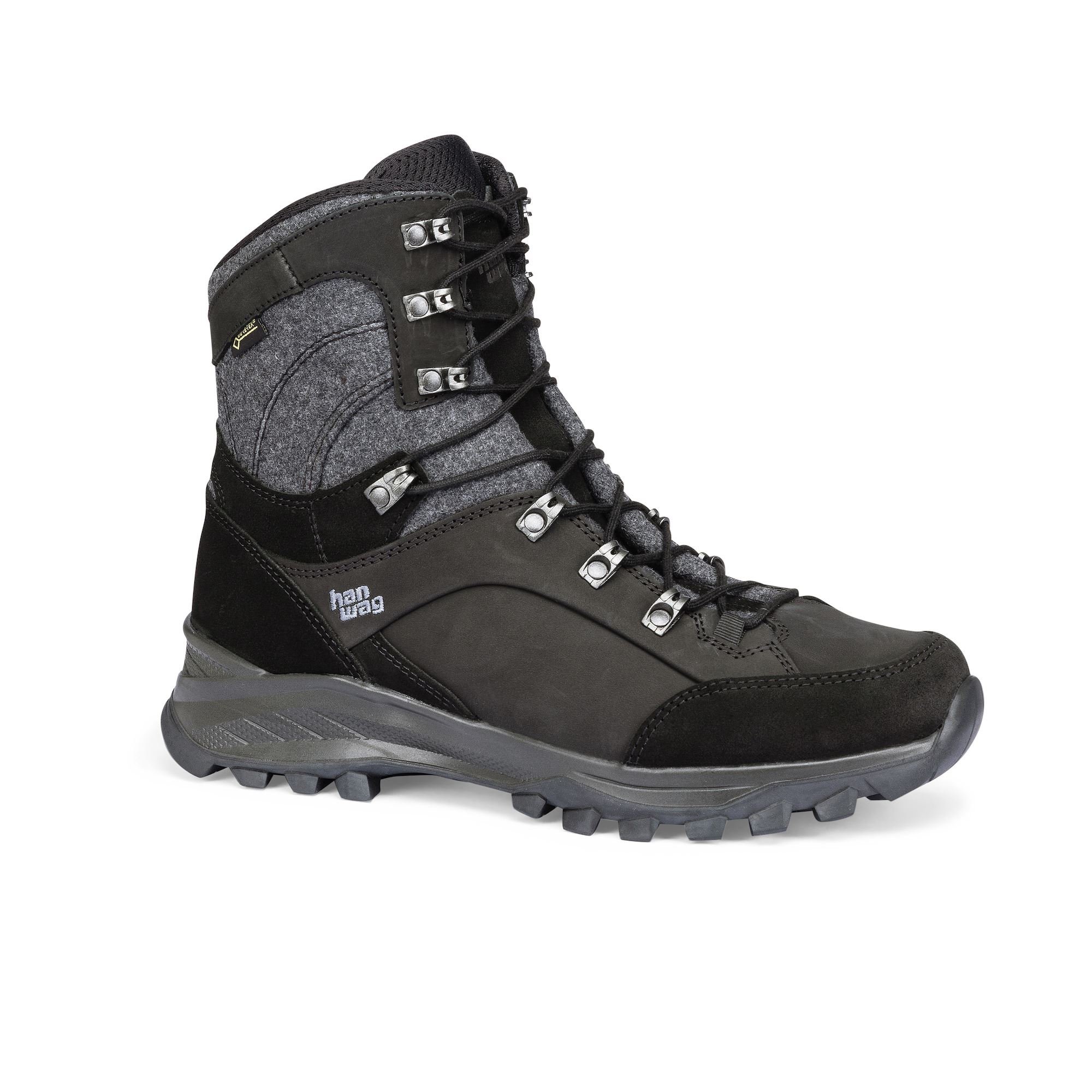 Hanwag Banks Winter GTX Férfi Téli Bakancs Fekete/MélySzürke - 6701LZXQP